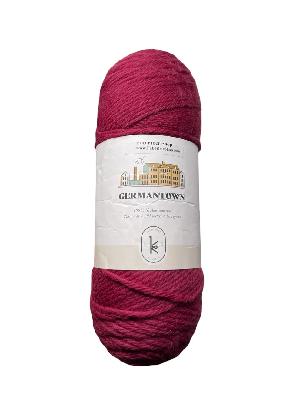 Germantown Yarn Skein in Persian Red 100% N. American wool - Picture 1 of 4